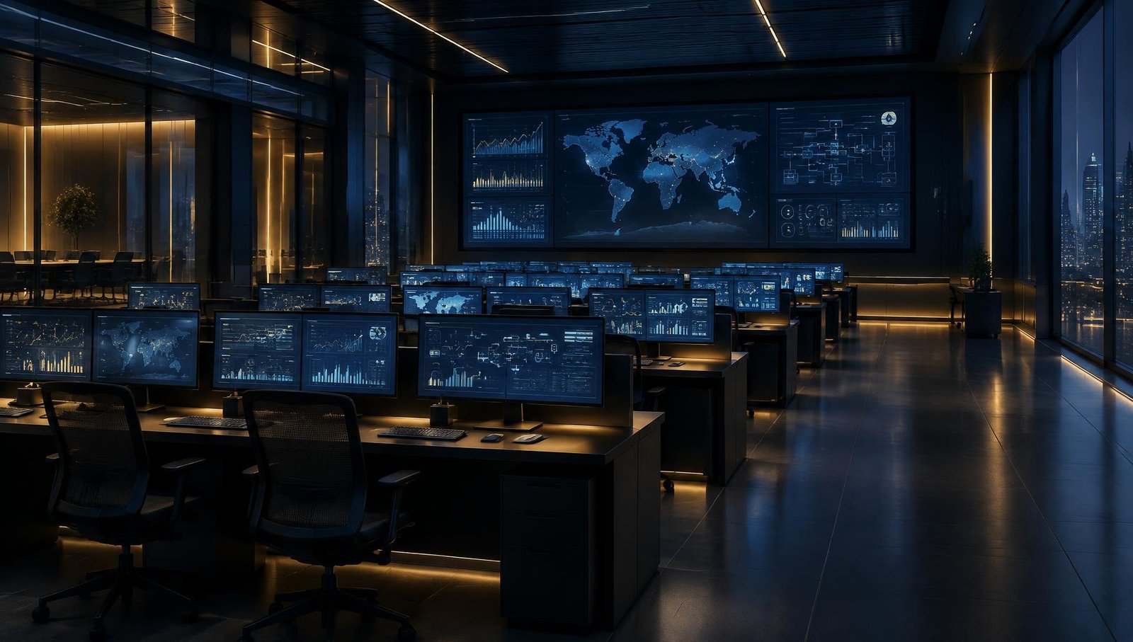 Corporate environment for operation monitoring